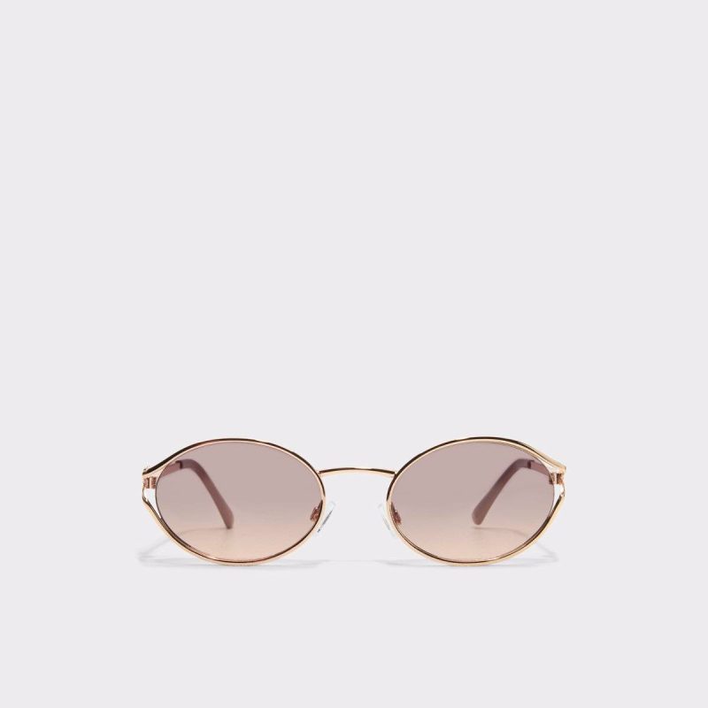 Clubsunniesx Gold Women's Aldo Sport Club Women Gold Sunglasses