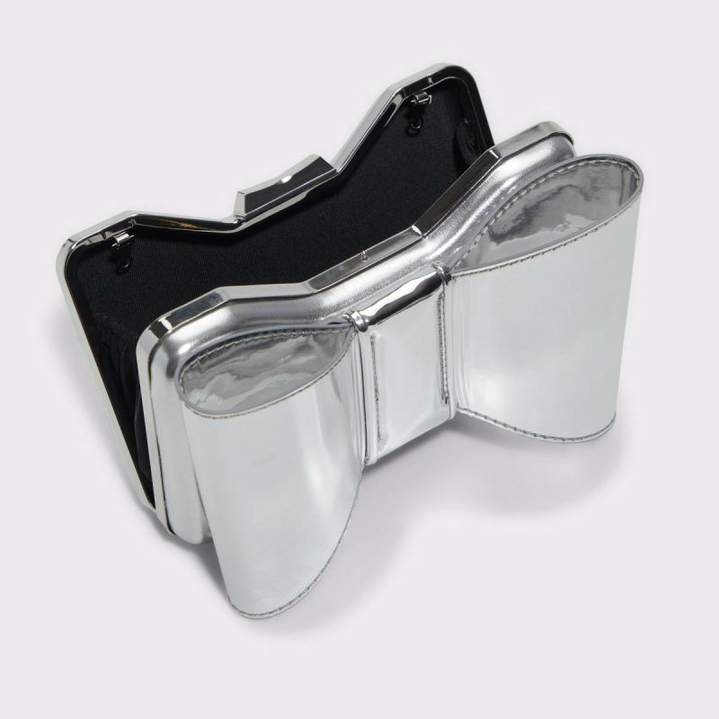 Clutches & Evening Bags Aldo Silver Bowbagx_Se Silver Women's Clutches & Evening Bags Women - Image 3