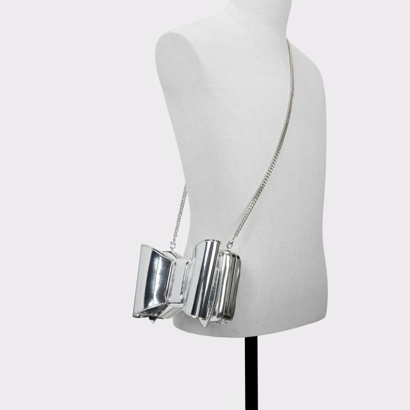 Clutches & Evening Bags Aldo Silver Bowbagx_Se Silver Women's Clutches & Evening Bags Women - Image 4