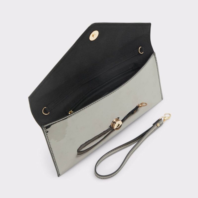 Clutches & Evening Bags Women Aldo Mallasvex Pewter Women's Clutches & Evening Bags Pewter - Image 3
