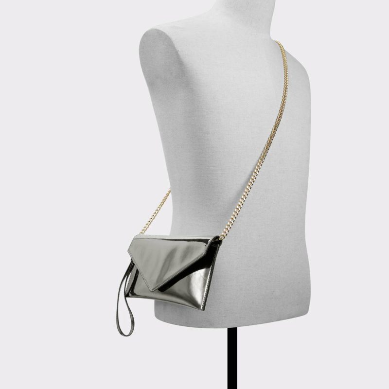 Clutches & Evening Bags Women Aldo Mallasvex Pewter Women's Clutches & Evening Bags Pewter - Image 4
