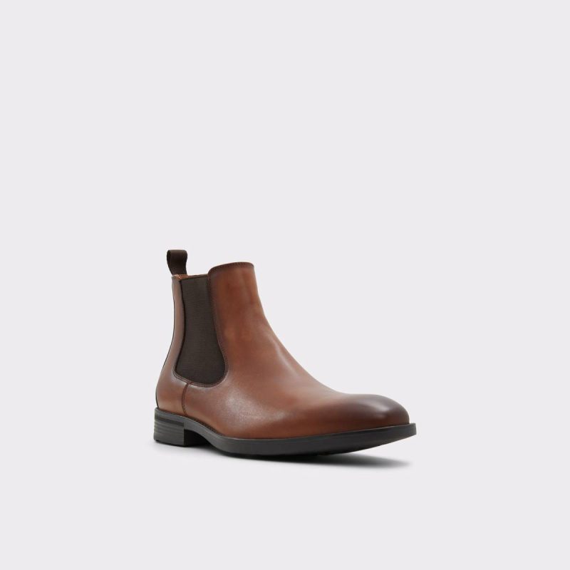 Cognac Boots Aldo Men Chambers Cognac Men's Dress Boots - Image 4