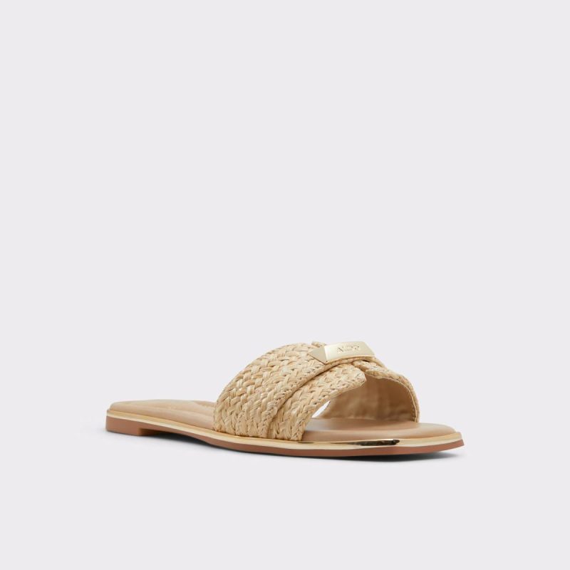 Darine-Xt Open Natural Women's Flat Sandals Open Natural Aldo Women Sandals - Image 4