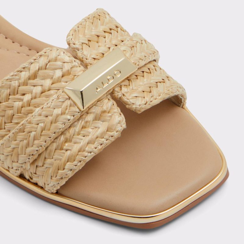 Darine-Xt Open Natural Women's Flat Sandals Open Natural Aldo Women Sandals - Image 5