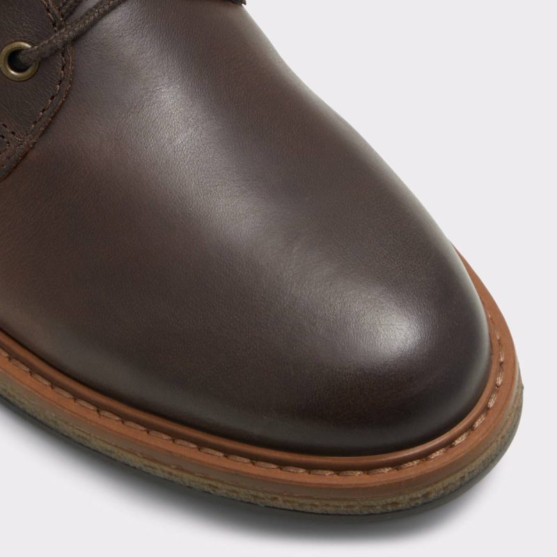 Dark Brown Boots Aldo Men Halard Dark Brown Men's Lace-Up Boots - Image 5