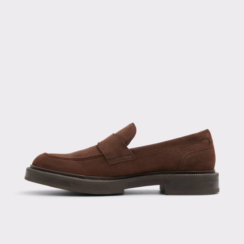 Dark Brown Loafers & Slip-Ons Men Niko Dark Brown Men's Dress Shoes Aldo - Image 3
