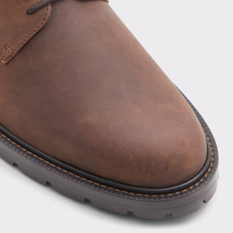 Dark Brown Oxfords & Lace-Ups Men Derran Dark Brown Men's Dress Shoes Aldo - Image 5