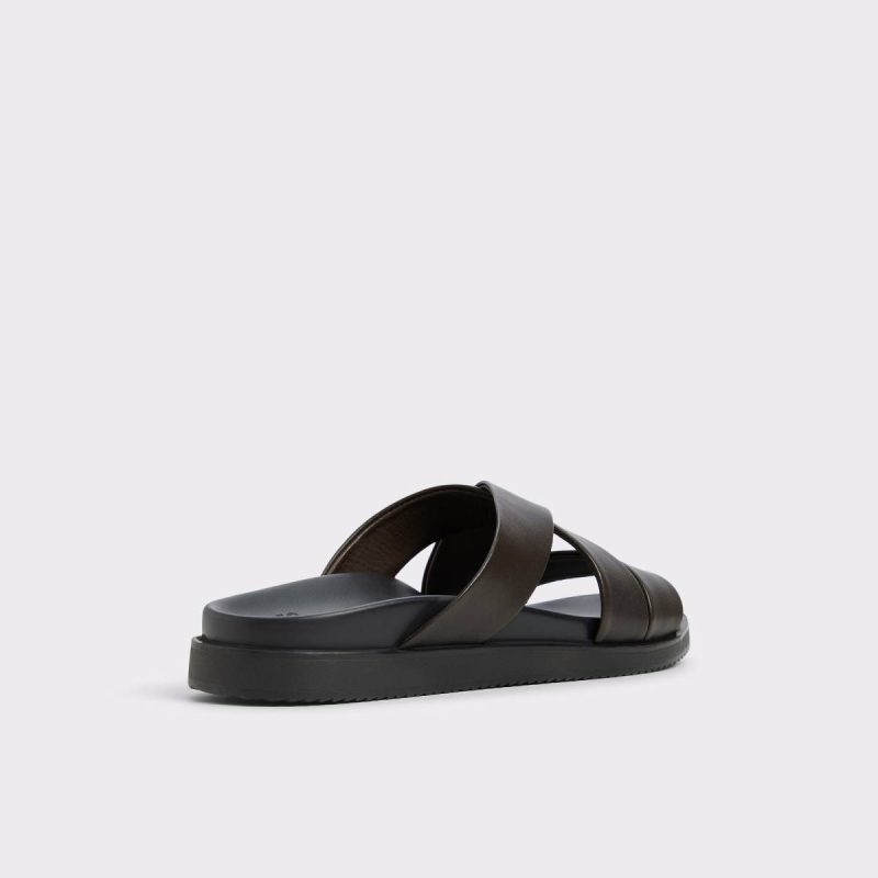 Dark Brown Sandals & Slides Kairo Dark Brown Men's Sandals & Slides Men Aldo - Image 3