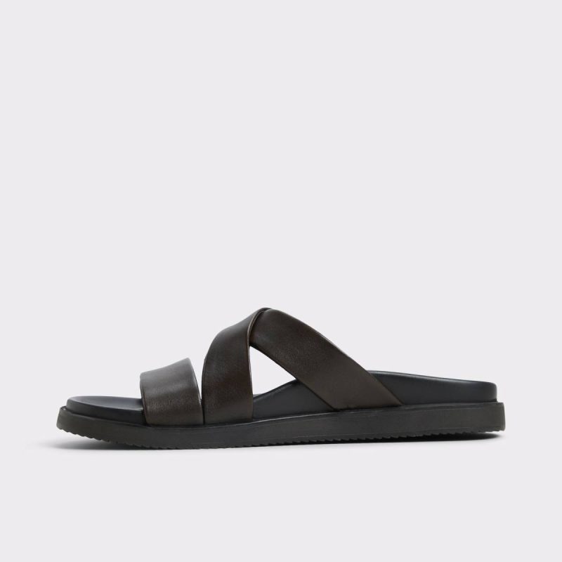Dark Brown Sandals & Slides Kairo Dark Brown Men's Sandals & Slides Men Aldo - Image 4