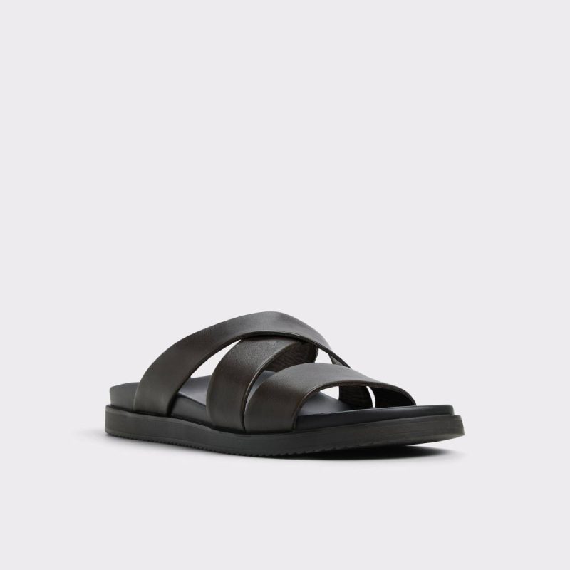 Dark Brown Sandals & Slides Kairo Dark Brown Men's Sandals & Slides Men Aldo - Image 5