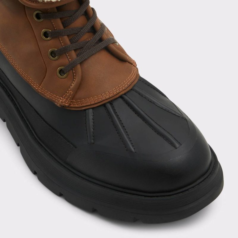 Delburn Cognac Men's Lace-Up Boots Cognac Boots Men Aldo - Image 5