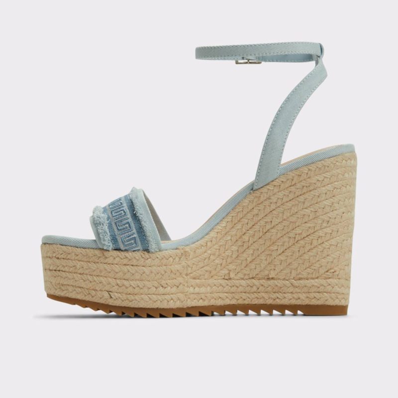 Denim Women Aberitram Denim Women's Platform Sandals Aldo Sandals - Image 3