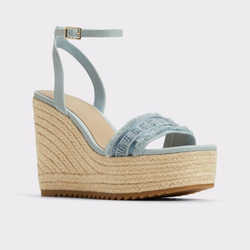 Denim Women Aberitram Denim Women's Platform Sandals Aldo Sandals - Image 4