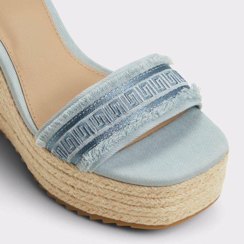 Denim Women Aberitram Denim Women's Platform Sandals Aldo Sandals - Image 5