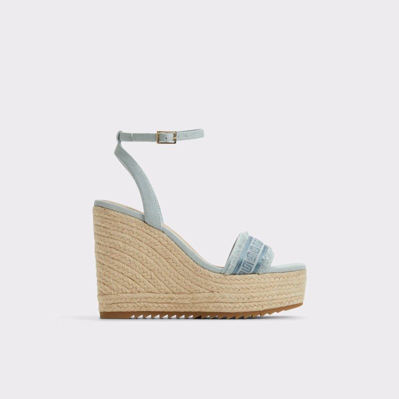 Denim Women Aberitram Denim Women's Platform Sandals Aldo Sandals