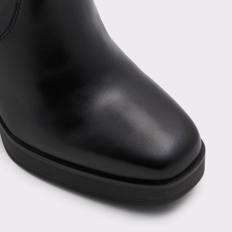 Equine Black Women's Tall Boots Women Aldo Black Boots - Image 5