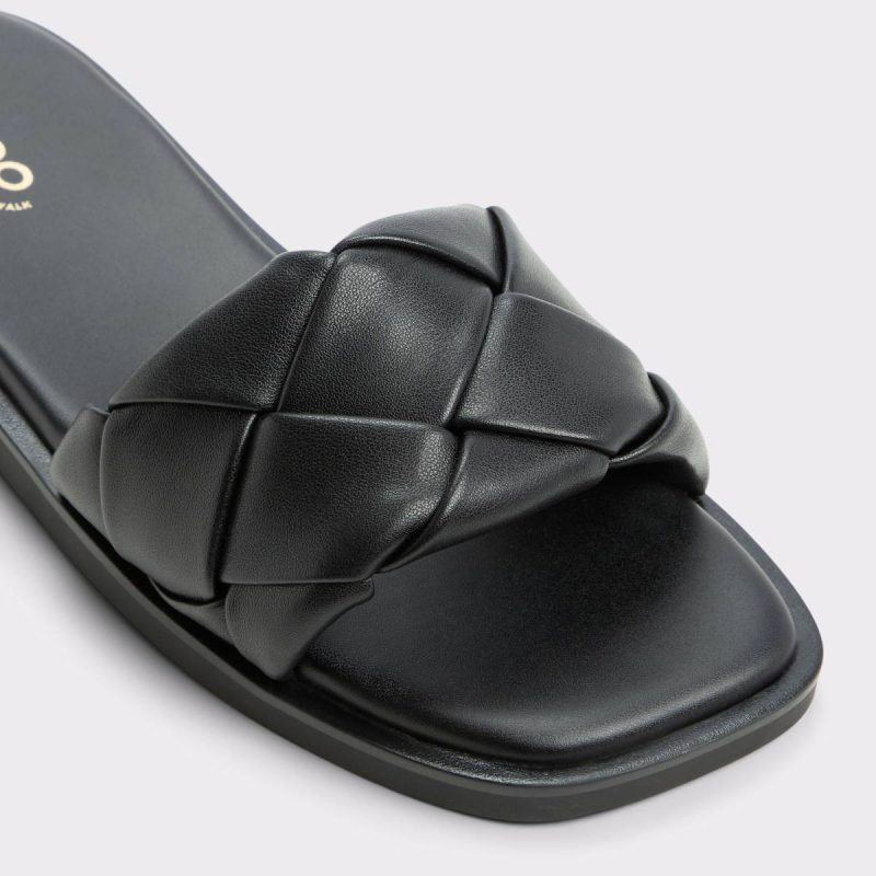Esterelle Other Black Women's Flat Sandals Women Other Black Aldo Sandals - Image 5