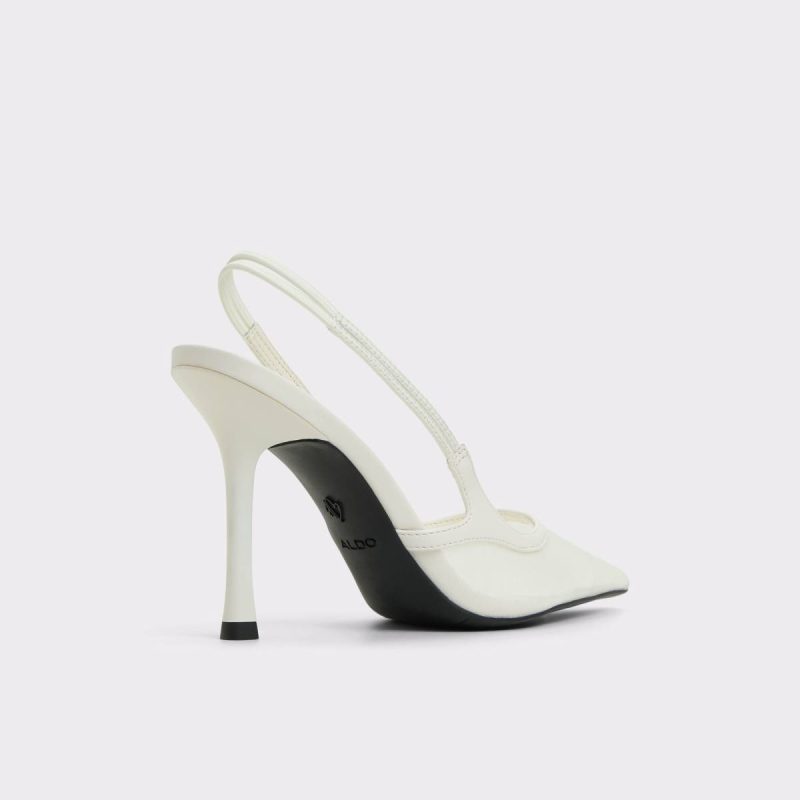 Evania White Women's Slingbacks Aldo Heels Women White - Image 2
