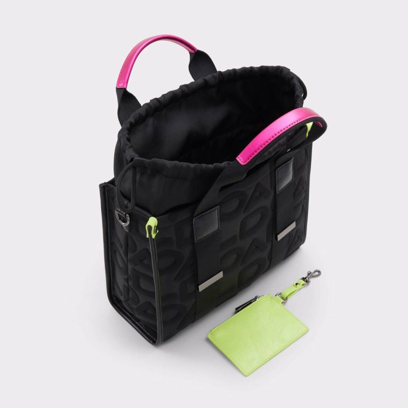 Eviecarryyx Open Black Women's Tote & Satchel Bags Open Black Aldo Women Top Handle Bags - Image 3