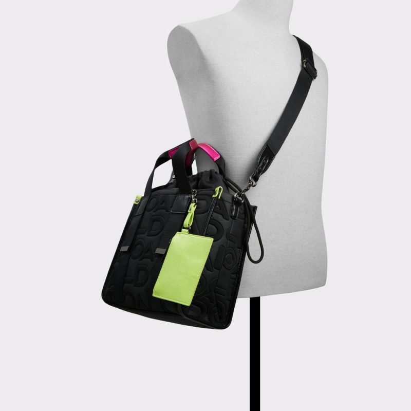 Eviecarryyx Open Black Women's Tote & Satchel Bags Open Black Aldo Women Top Handle Bags - Image 4