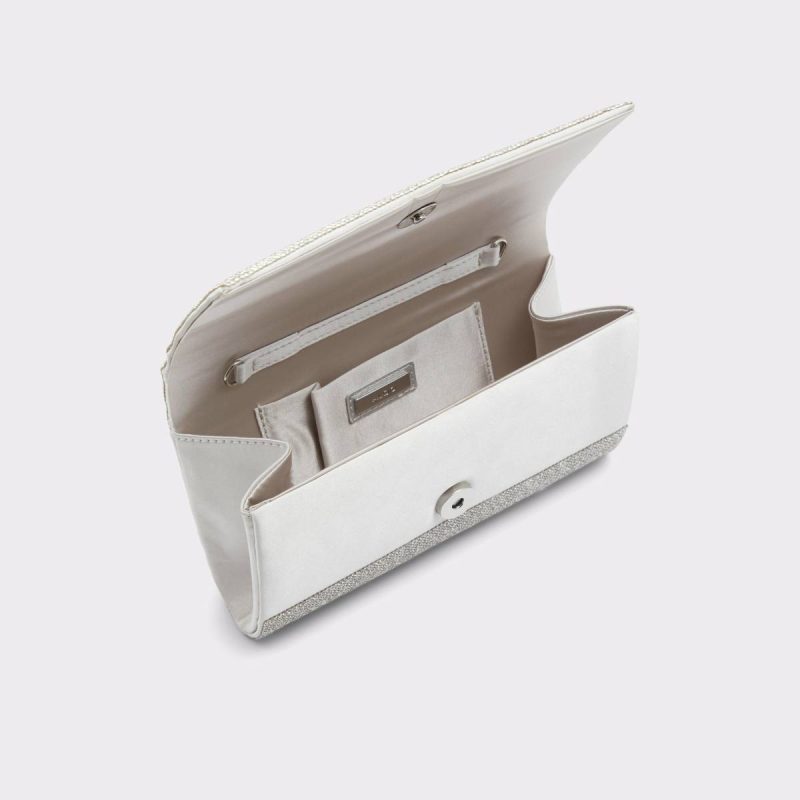 Fahari Silver Synthetic Mixed Material Women's Clutches & Evening Bags Women Silver Synthetic Mixed Material Aldo Clutches & Evening Bags - Image 3