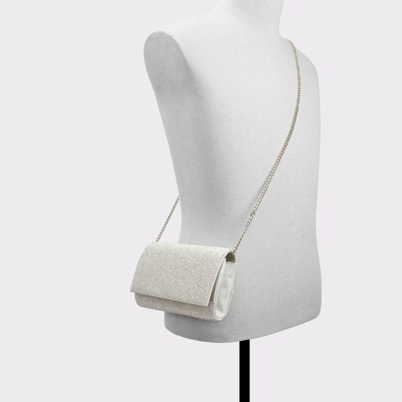 Fahari Silver Synthetic Mixed Material Women's Clutches & Evening Bags Women Silver Synthetic Mixed Material Aldo Clutches & Evening Bags - Image 4