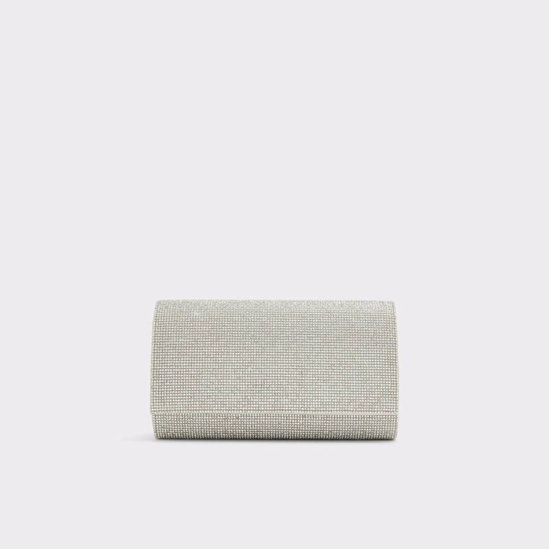 Fahari Silver Synthetic Mixed Material Women's Clutches & Evening Bags Women Silver Synthetic Mixed Material Aldo Clutches & Evening Bags