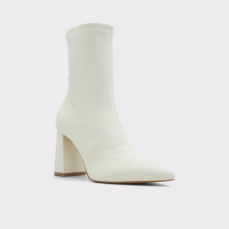 Figtree White/Bone Women's Ankle Boots Women Aldo Boots White/Bone - Image 4