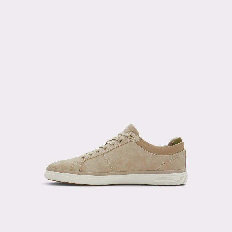 Finespec Bone Synthetic Nubuck Men's Low Top Aldo Sneakers Men Bone Synthetic Nubuck - Image 3