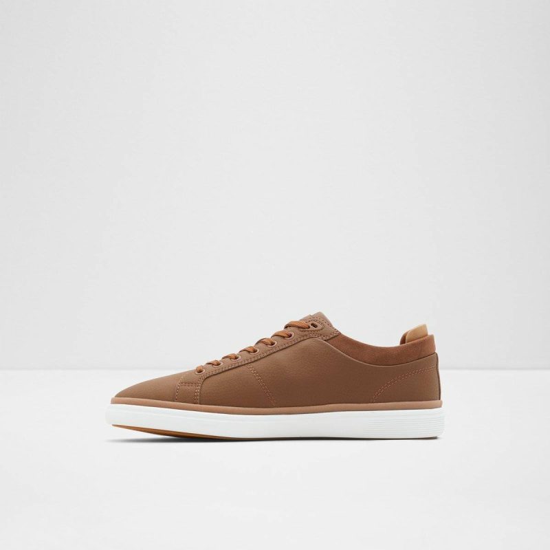 Finespec Cognac Men's Low Top Cognac Sneakers Aldo Men - Image 3