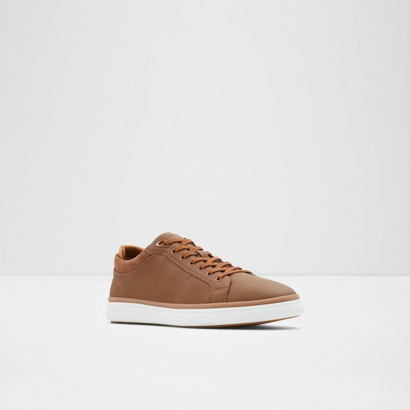 Finespec Cognac Men's Low Top Cognac Sneakers Aldo Men - Image 4