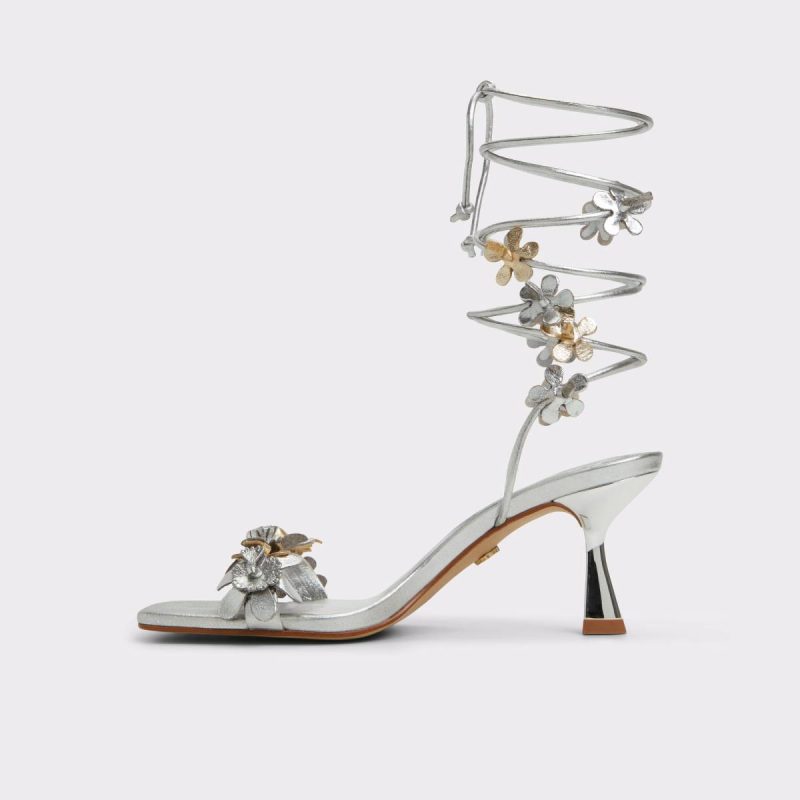 Fiorela Metallic Multi Women's Strappy Sandals Metallic Multi Aldo Women Heels - Image 3