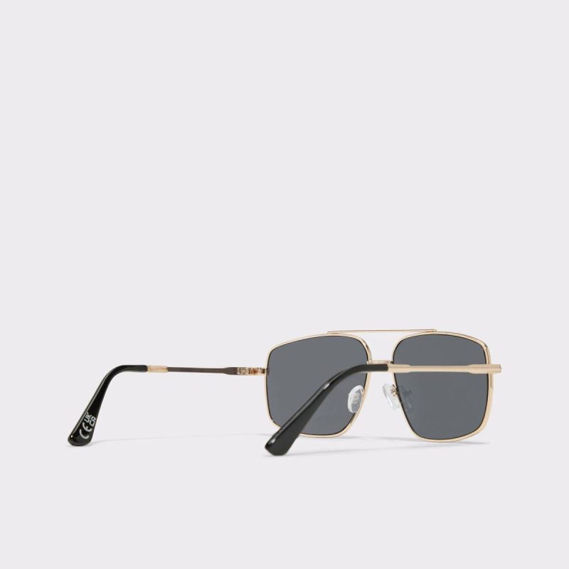 Frelinnorx Gold Men's Aviator Gold Aldo Sunglasses Men - Image 3