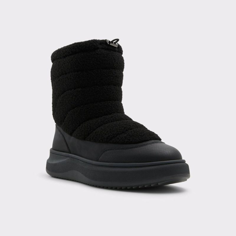 Fucino Black Textile Metallic Snake Men's Boots Black Textile Metallic Snake Aldo Men Boots - Image 4