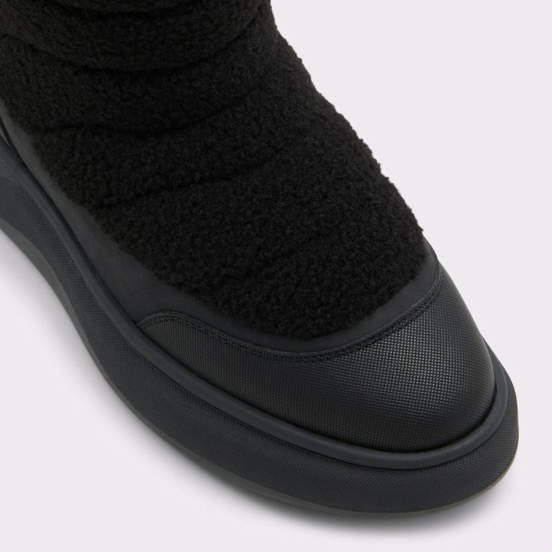 Fucino Black Textile Metallic Snake Men's Boots Black Textile Metallic Snake Aldo Men Boots - Image 5