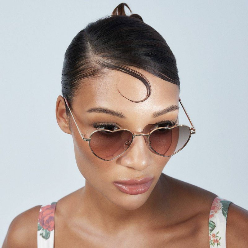 Glasslove Gold Women's Sunglasses Aldo Gold Sunglasses Women - Image 4