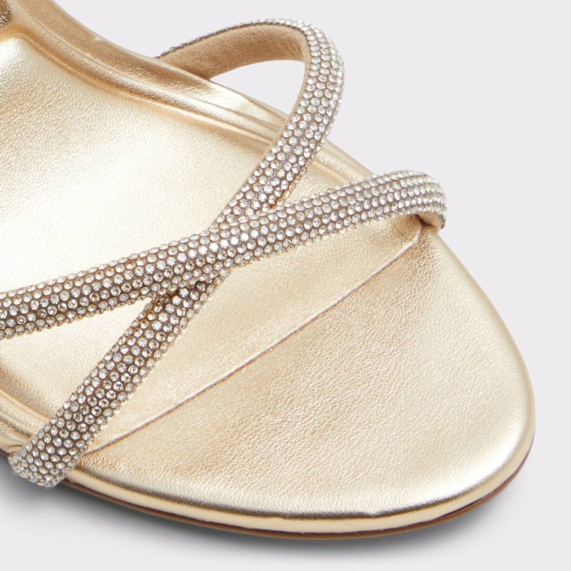 Gold Aldo Heels Manaelden Gold Women's Heeled Sandals Women - Image 5