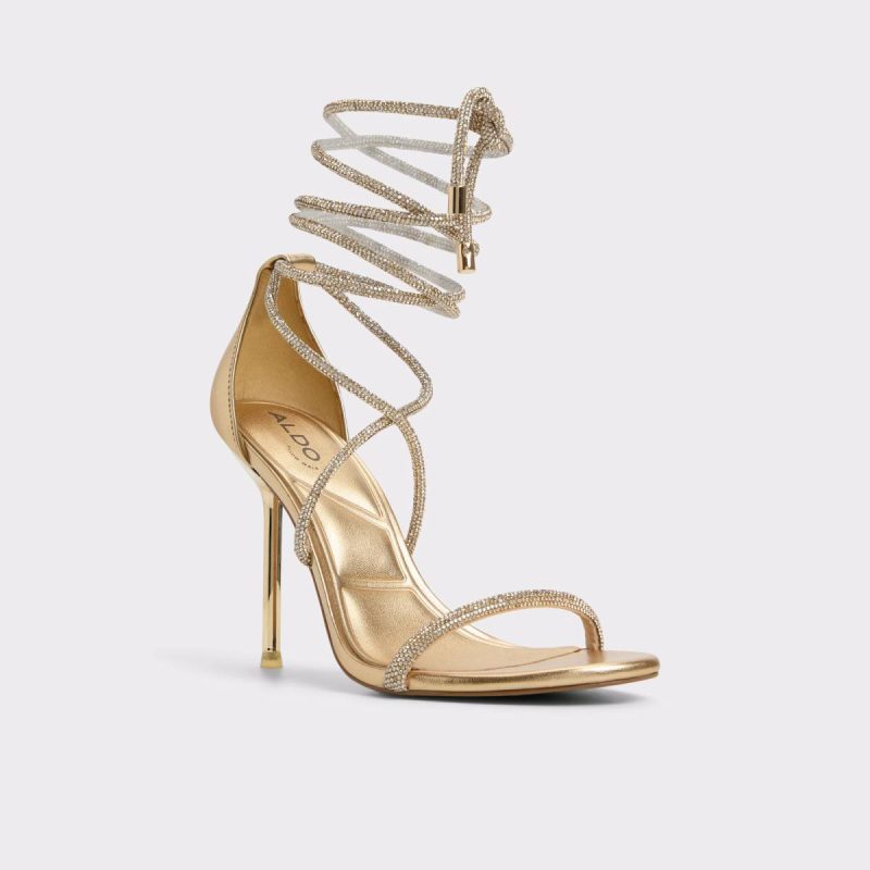 Gold Caladonia Gold Women's Metallics Heels Women Aldo - Image 4