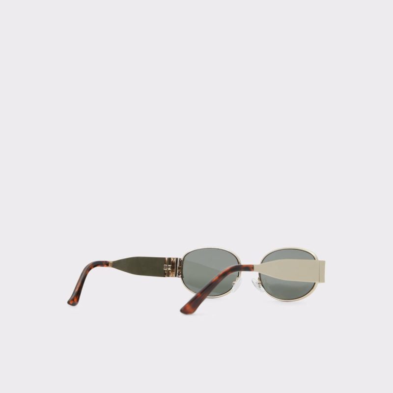 Gold Sunglasses Unirerin Gold Women's Round Aldo Women - Image 3