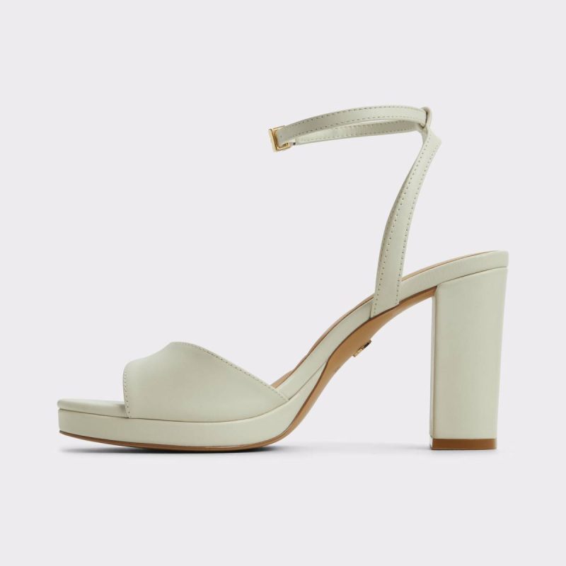 Gracious White/Bone Women's Block Heels Heels Women Aldo White/Bone - Image 3