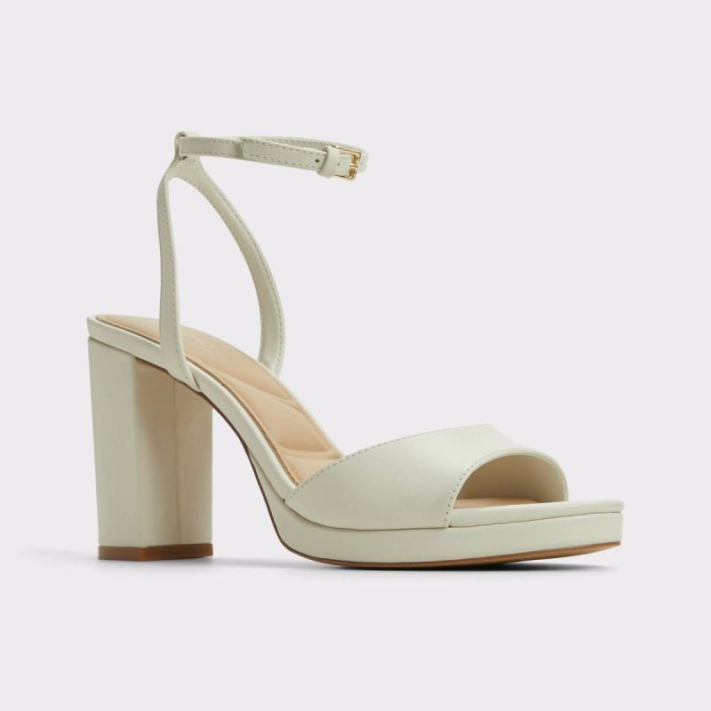 Gracious White/Bone Women's Block Heels Heels Women Aldo White/Bone - Image 4
