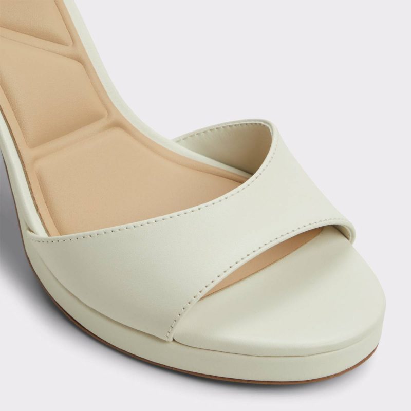 Gracious White/Bone Women's Block Heels Heels Women Aldo White/Bone - Image 5
