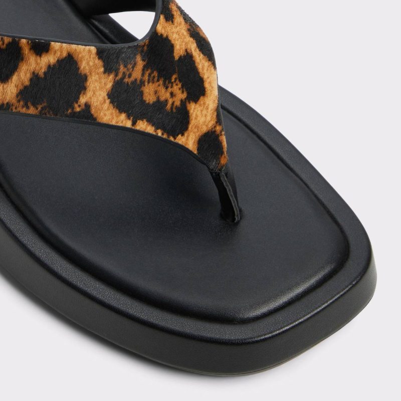 Grettle Brown Multi Women's Flat Sandals Brown Multi Sandals Aldo Women - Image 5