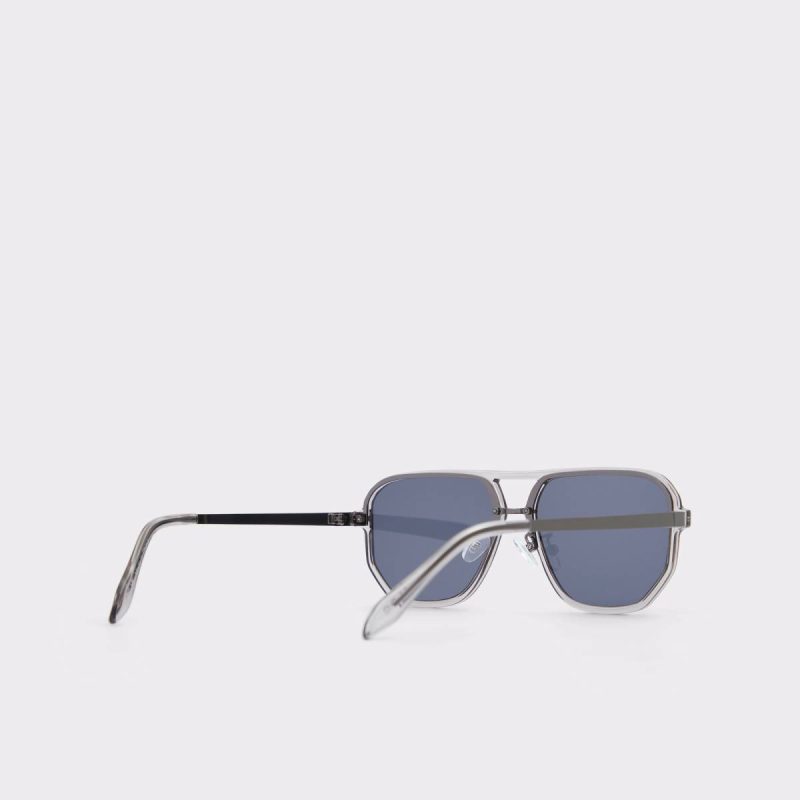 Grey Aldo Bards Grey Men's Aviator Men Sunglasses - Image 3