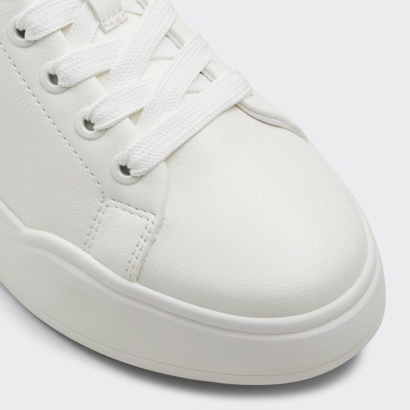 Halerenna White Combo Synthetic Smooth Women's Low Top Sneakers White Combo Synthetic Smooth Aldo Women Sneakers - Image 5