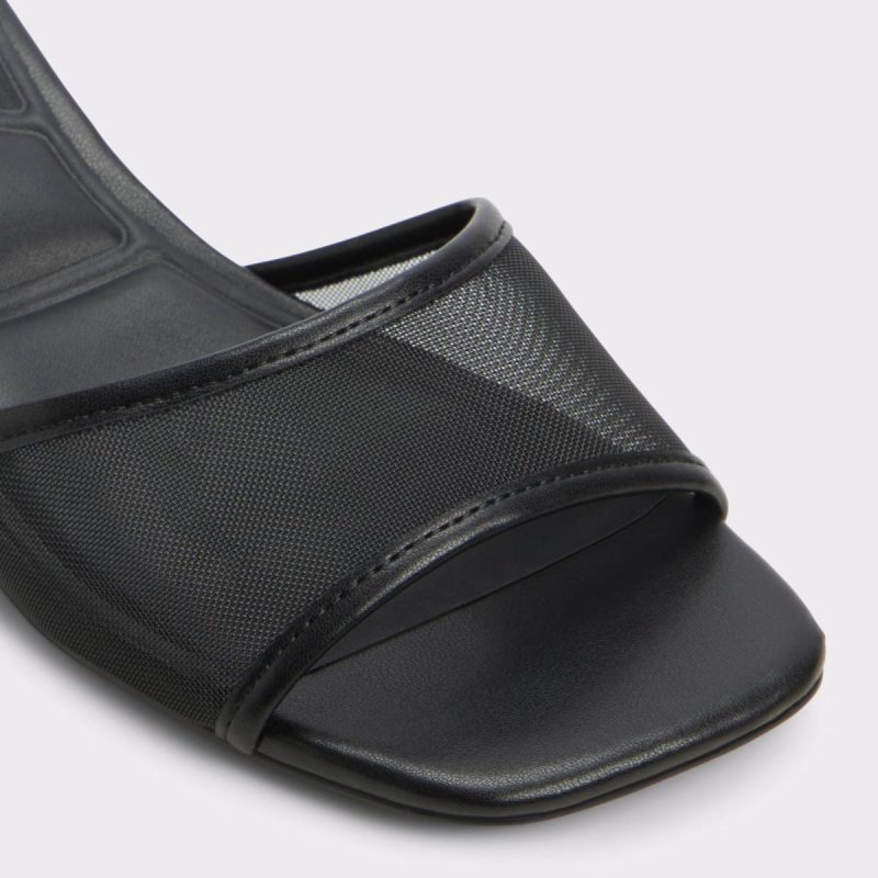 Heels Aldo Black Rosamund Black Women's Block Heels Women - Image 5