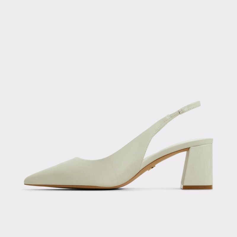 Heels Aldo Uliana White/Bone Women's Slingbacks Women White/Bone - Image 3