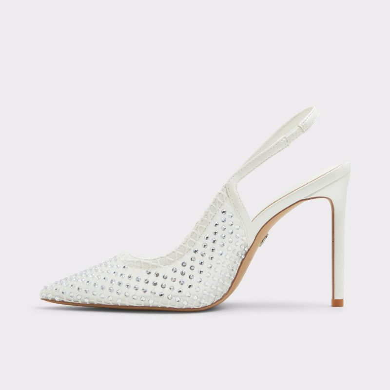 Heels Aldo White/Bone Marciana White/Bone Women's Slingbacks Women - Image 3