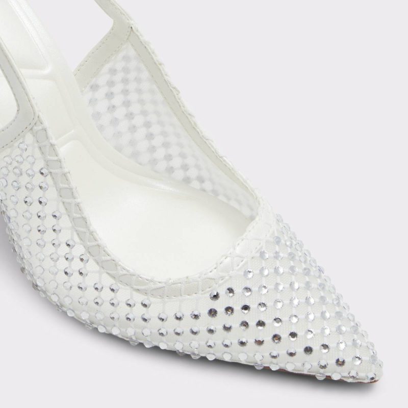 Heels Aldo White/Bone Marciana White/Bone Women's Slingbacks Women - Image 5