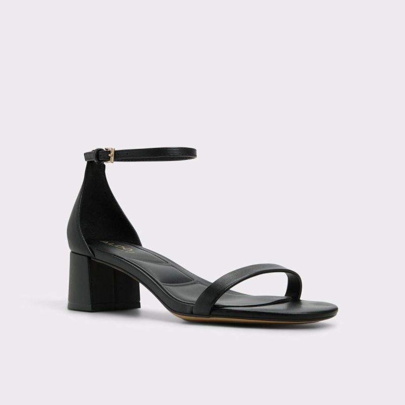 Heels Aldo Women Calliope Black Women's Block Heels Black - Image 4